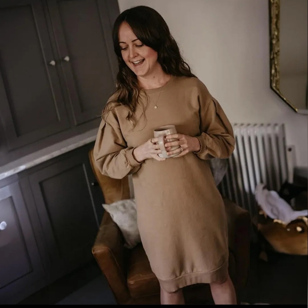 NWT The Simple Folk Women's Oversized Fleece Dress Sz 4 Stitch Fix Fall